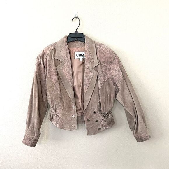 CHIA Vintage 80s Genuine Leather Jacket - Picture 1 of 10